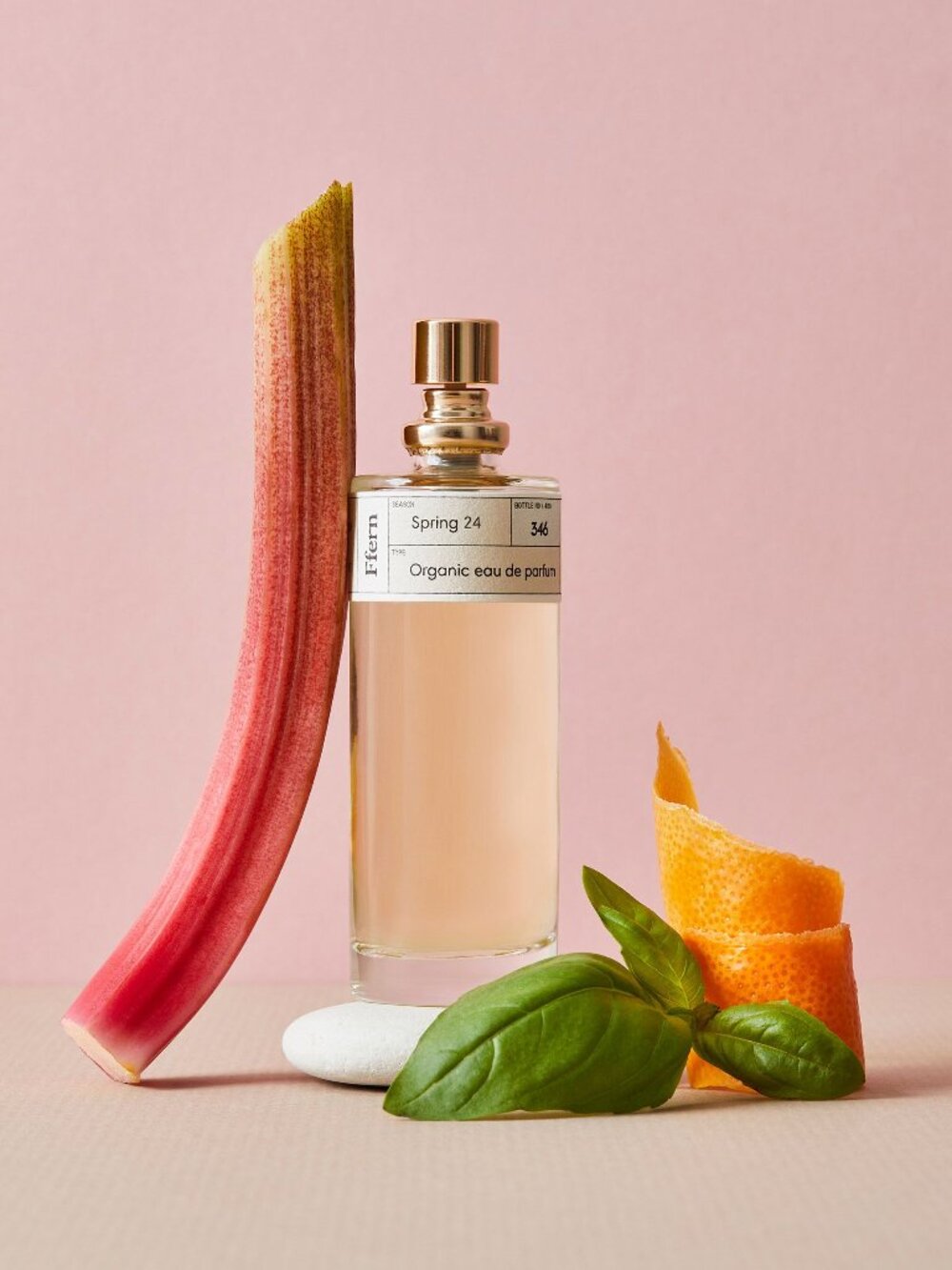 Ffern - Spring 24 Only, Sour-sweet rhubarb, pink grapefruit and spiced ginger